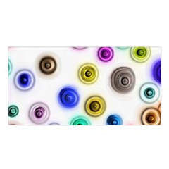 Colorful concentric circles          Satin Shawl