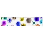 Colorful concentric circles              Flano Scarf Front