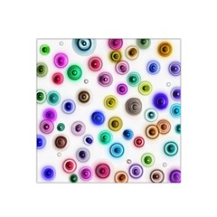 Colorful concentric circles              Satin Bandana Scarf