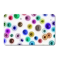 Colorful concentric circles              Magnet (Rectangular)