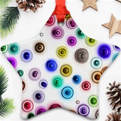 Colorful concentric circles              Ornament (Star)