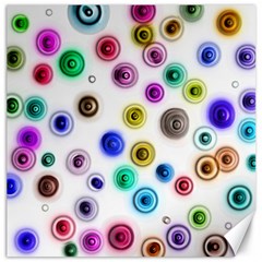 Colorful concentric circles              Canvas 20  x 20 