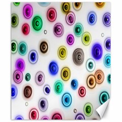 Colorful concentric circles              Canvas 20  x 24 