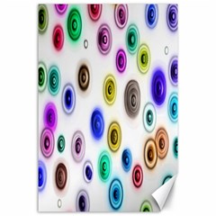 Colorful concentric circles              Canvas 24  x 36 