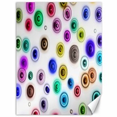 Colorful concentric circles              Canvas 36  x 48 