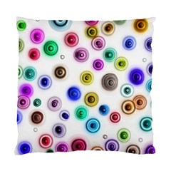 Colorful concentric circles        Standard Cushion Case (Two Sides)