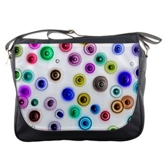 Colorful concentric circles              Messenger Bag