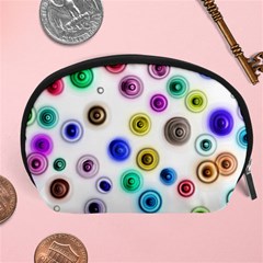 Colorful concentric circles              Accessory Pouch