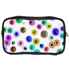 Colorful concentric circles              Toiletries Bag (Two Sides)