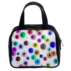 Colorful concentric circles              Classic Handbag (Two Sides)