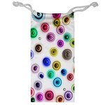 Colorful concentric circles              Jewelry Bag Front