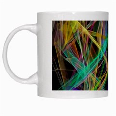 Colorful Laser Lights             White Mug by LalyLauraFLM