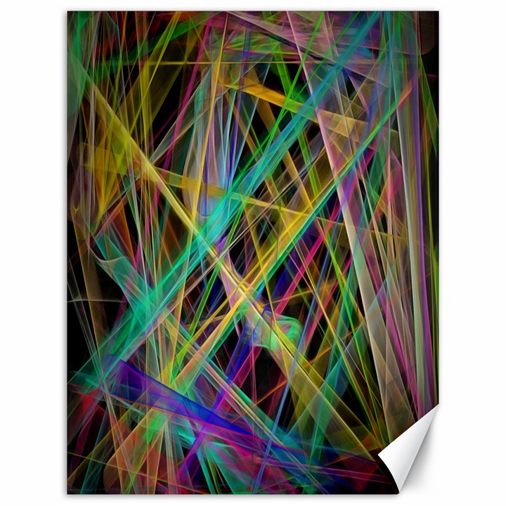 Colorful laser lights             Canvas 12  x 16 