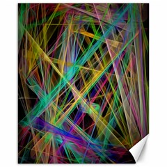 Colorful Laser Lights             Canvas 16  X 20 