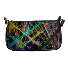 Colorful Laser Lights             Shoulder Clutch Bag by LalyLauraFLM