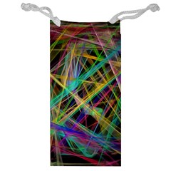 Colorful Laser Lights             Jewelry Bag by LalyLauraFLM