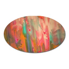 Painting              Magnet (oval) by LalyLauraFLM