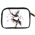 Colorful Love Birds Illustration With Splashes Of Paint Digital Camera Cases Back