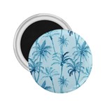 Watercolor Palms Pattern  2.25  Magnets Front