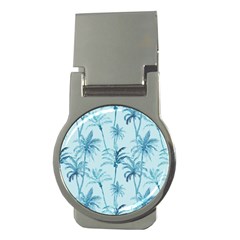 Watercolor Palms Pattern  Money Clips (round)  by TastefulDesigns