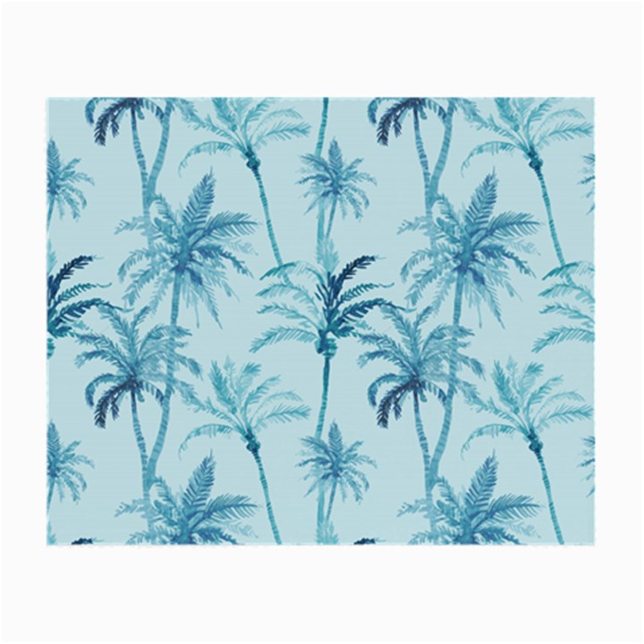 Watercolor Palms Pattern  Small Glasses Cloth (2-Side)