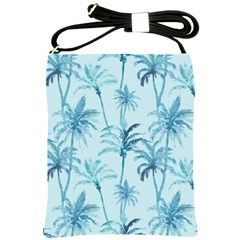 Watercolor Palms Pattern  Shoulder Sling Bags by TastefulDesigns