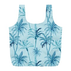 Watercolor Palms Pattern  Full Print Recycle Bags (l)  by TastefulDesigns