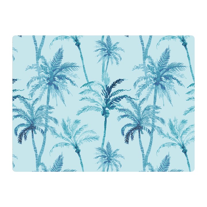 Watercolor Palms Pattern  Double Sided Flano Blanket (Mini) 