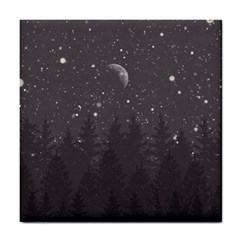 Night Full Star Tile Coasters by berwies