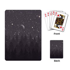 Night Full Star Playing Card by berwies