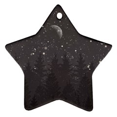 Night Full Star Star Ornament (two Sides) by berwies