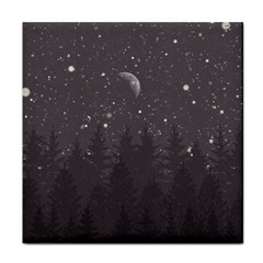 Night Full Star Face Towel by berwies