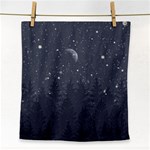 Night Full Star Face Towel Front