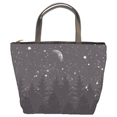 Night Full Star Bucket Bags by berwies