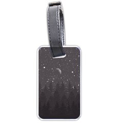 Night Full Star Luggage Tags (one Side) 