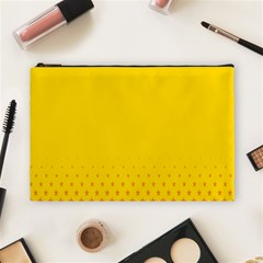 Yellow Star Light Space Cosmetic Bag (large)  by Mariart