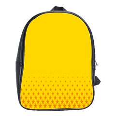 Yellow Star Light Space School Bags(large)  by Mariart