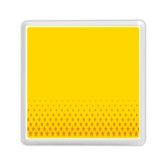 Yellow Star Light Space Memory Card Reader (square)  by Mariart