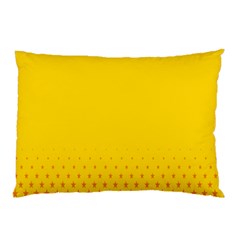 Yellow Star Light Space Pillow Case (two Sides) by Mariart