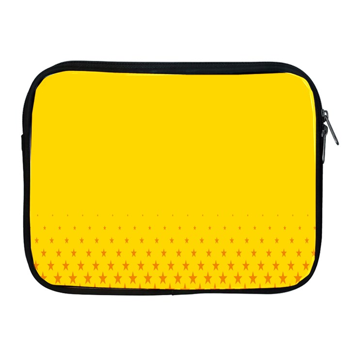 Yellow Star Light Space Apple iPad 2/3/4 Zipper Cases