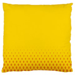 Yellow Star Light Space Large Flano Cushion Case (one Side) by Mariart