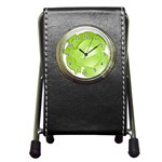 Cabbage Leaf Vegetable Green Pen Holder Desk Clocks Front