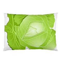 Cabbage Leaf Vegetable Green Pillow Case by Mariart