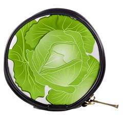 Cabbage Leaf Vegetable Green Mini Makeup Bags by Mariart