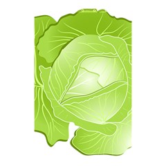 Cabbage Leaf Vegetable Green Shower Curtain 48  X 72  (small)  by Mariart