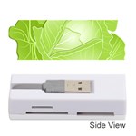 Cabbage Leaf Vegetable Green Memory Card Reader (Stick)  Front