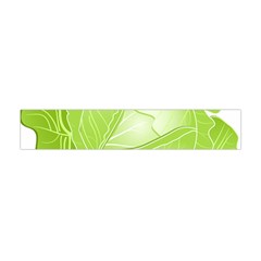 Cabbage Leaf Vegetable Green Flano Scarf (mini) by Mariart