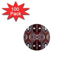 Batik Fabric 1  Mini Magnets (100 pack)  Front