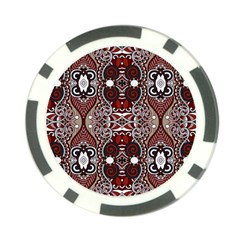 Batik Fabric Poker Chip Card Guard (10 Pack) by Mariart