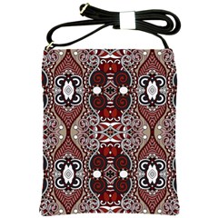 Batik Fabric Shoulder Sling Bags by Mariart